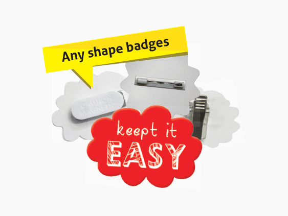 Badge4u – Znaczek – Dowolny kształt