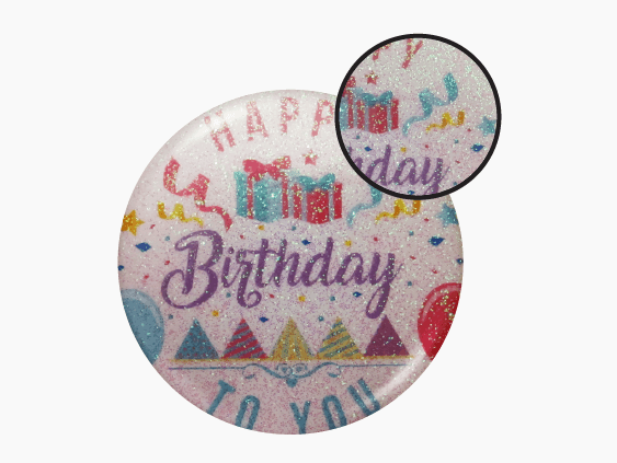 Badge4u – Folia glitter