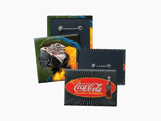 Badge4u – Znaczek – Prostokąt kwadrat