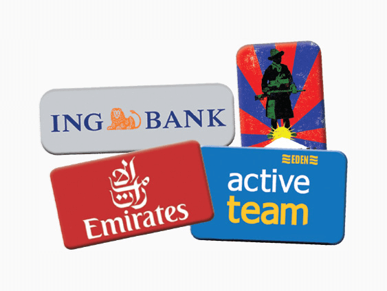 Badge4u – Znaczek – Prostokąt